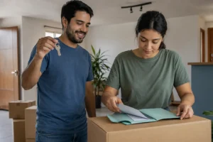Junges Paar zieht in Mexiko um und aktualisiert seine Unterlagen